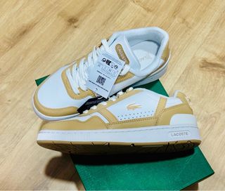 Lacoste T-Clip Talla 37.5 Blancas y Marrones