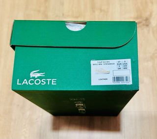 Lacoste T-Clip Talla 37.5 Blancas y Marrones