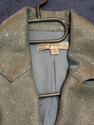 Americana NY azul con brillos