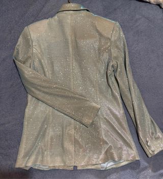 Americana NY azul con brillos