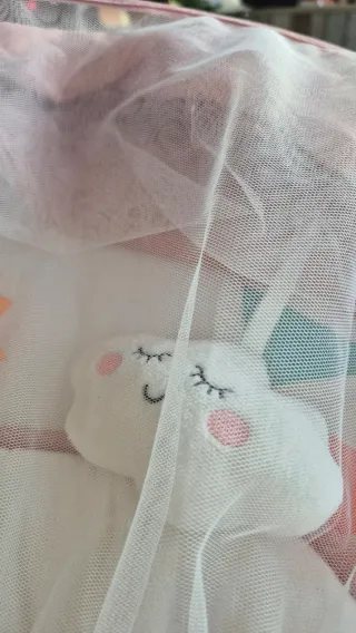 Mecedora eléctrica bebé rosa