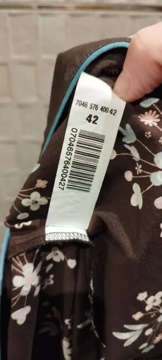 Falda estampada volantes Stradivarius