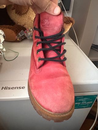 Stivaletto Timberland Rosso