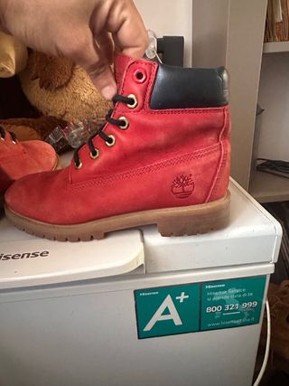 Stivaletto Timberland Rosso