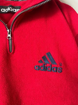 Forro polar Adidas rojo