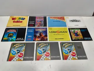Manuales de videojuegos Nintendo NES