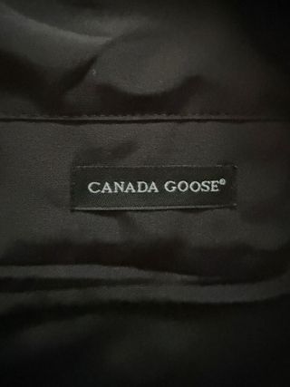 Giubbotto Canada Goose nero con cappuccio
