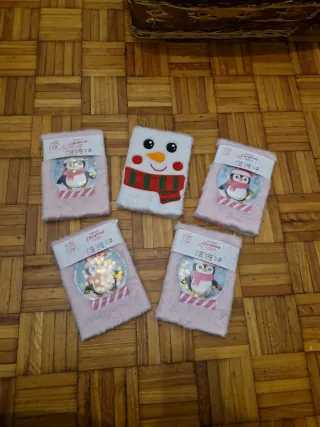 Lote de Agendas Navideñas,libretas,Nuevas Preciosa