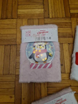 Lote de Agendas Navideñas,libretas,Nuevas Preciosa