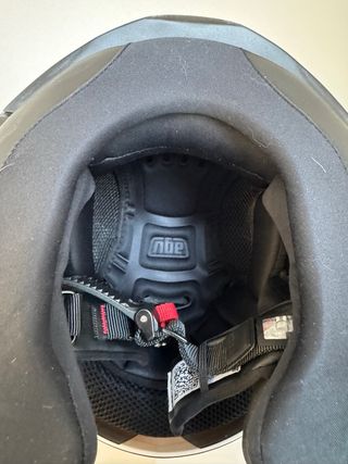 Casco Moto AGV Blanco Rayas Colores talla XS