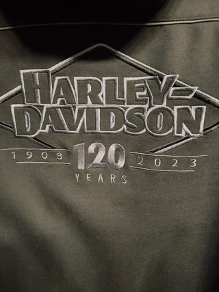 Chaqueta Harley Davidson Negra y Gris