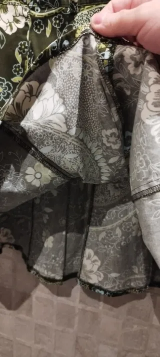 Falda Estampada Damasco Stradivarius