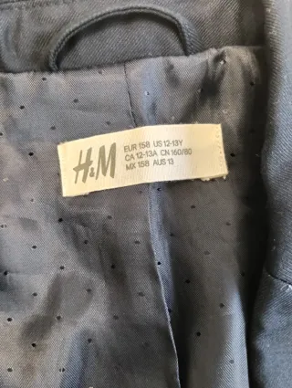 Traje H&M Azul niño talla 12-13