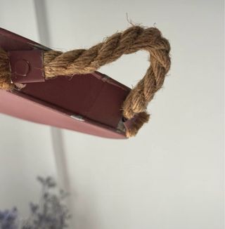 Bandeja decorativa rosa con flamenco