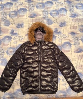 Giubbotto Blauer nero con cappuccio