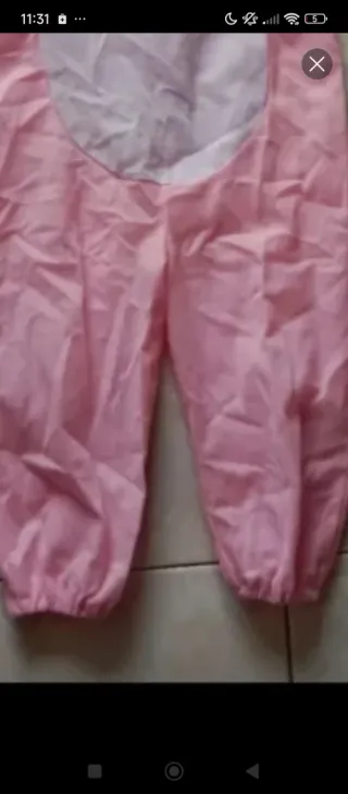 Disfraz Conejito Rosa Talla Infantil. Talla 1 año