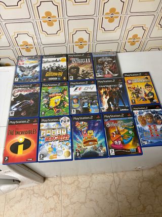 Lote juegos ps2