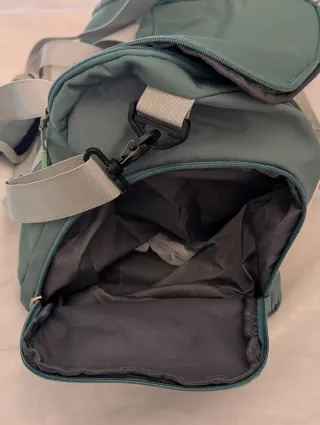 Bolsa de deporte Michao azul y blanco