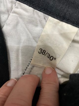 Calças de tecido pretas flare