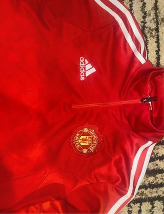 Sudadera Manchester United Adidas Roja