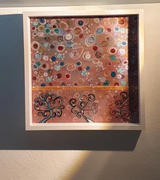 Pittura 30x30 cm su tela