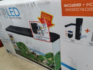 Acuario Ciano 60L LED con Filtro y Calentador