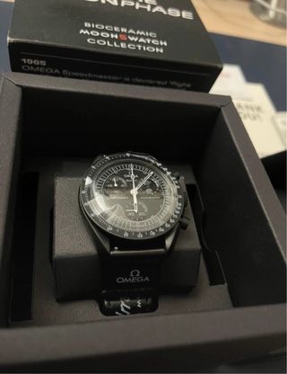 omega x swatch Mission to the Moonphase