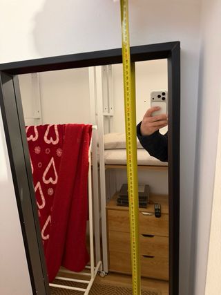 Specchio a figura intera nero