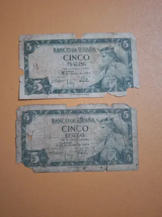 Lote Billetes Antiguos Pesetas,algunos perfectos