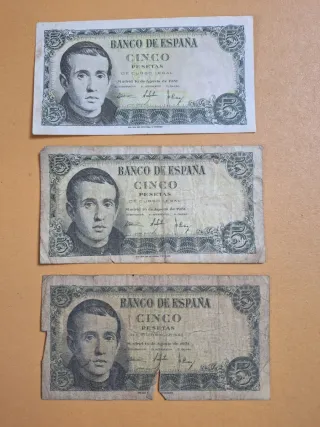 Lote Billetes Antiguos Pesetas,algunos perfectos