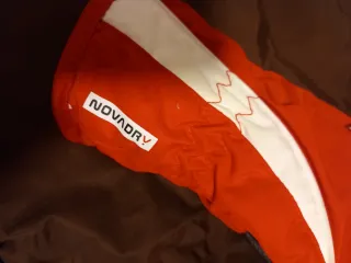 Guantes de esquí rojos talla 10