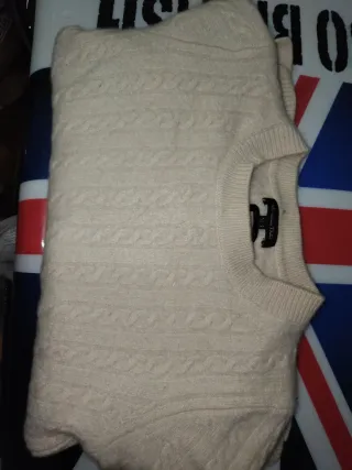 Massimo Dutti Suéter Beige Talla S