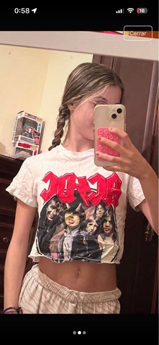 Camiseta corta AC/DC Talla S