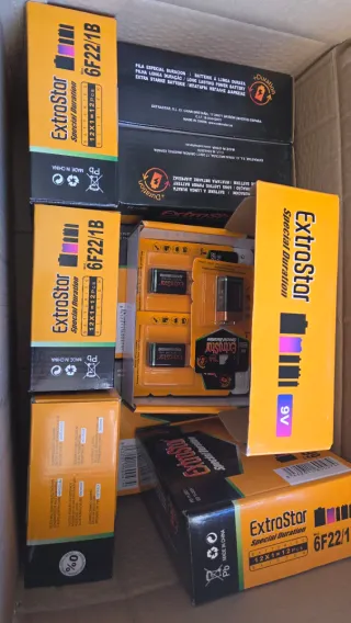 Pilas 9V ExtraStar 6F22/1B Nuevas