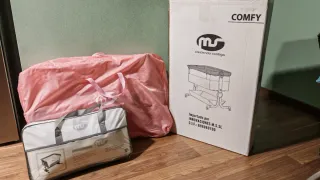 Cuna colecho COMFY + edredón y almohada