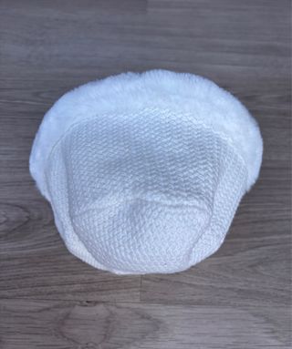 Abrigo blanco bebé con capota 12 meses Mayoral