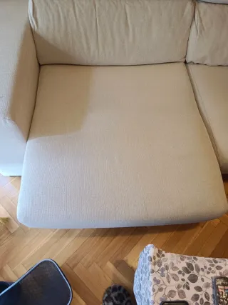 Sofá cama 2 plazas beige