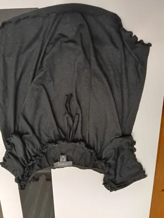 Blusa Primark Talla S/M/L Negra/Gris