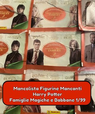 Mancolista Harry Potter Famiglie Magiche e Babbane