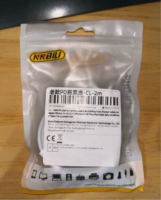 Cable Cargador Apple Lightning a USB-C