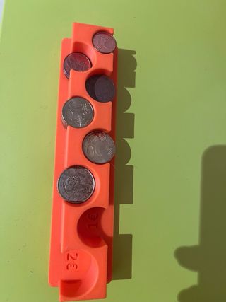 Organizador de monedas y pilas en 3D