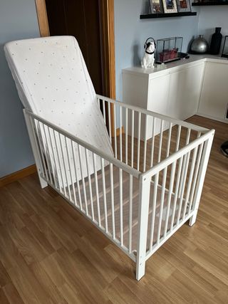 Cuna GULLIVER IKEA blanca 60x120 cm