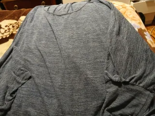 Jersey largo mujer azul/morado