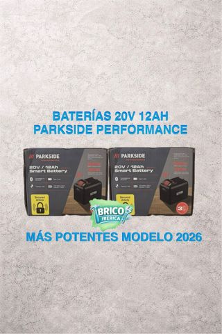 PACK 2 BATERIAS 20V 12AH PARKSIDE PERFORMANCE