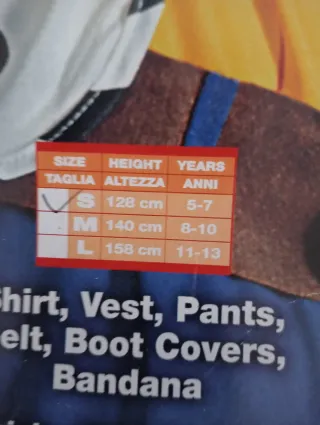 Disfraz Vaquero Toy Story Billy Talla S