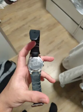 Reloj Tommy Hilfiger Negro y Plateado