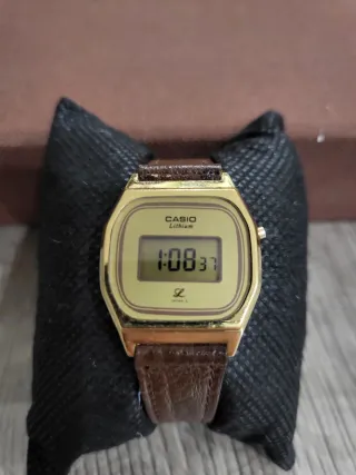 Orologio Casio Lithium Oro Marrone