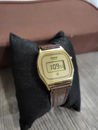 Orologio Casio Lithium Oro Marrone