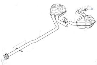 Tubo de escape Mini Cooper S R53