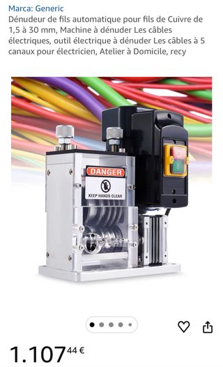 Pelacables Eléctrico Automático 1.5-30mm